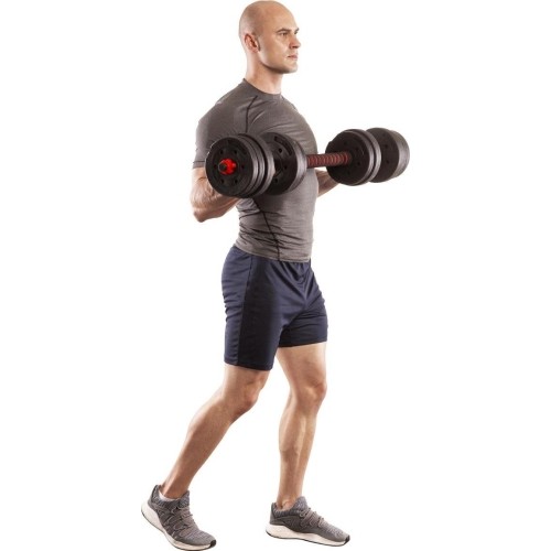 Kompozytowy zestaw sztangi i hantli SGP15 HMS - 30 kg