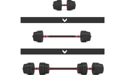 Kompozytowy zestaw sztangi i hantli SGP15 HMS - 40 kg