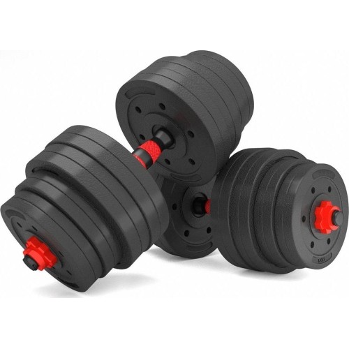 Kompozytowy zestaw sztangi i hantli SGP15 HMS - 40 kg