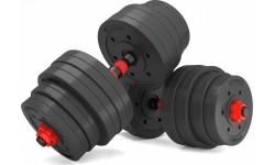 Kompozytowy zestaw sztangi i hantli SGP15 HMS - 40 kg