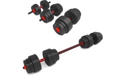 Kompozytowy zestaw sztangi i hantli SGP15 HMS - 40 kg