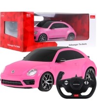 Zdalnie sterowany Volkswagen Beetle 1:14 RASTAR, różowy