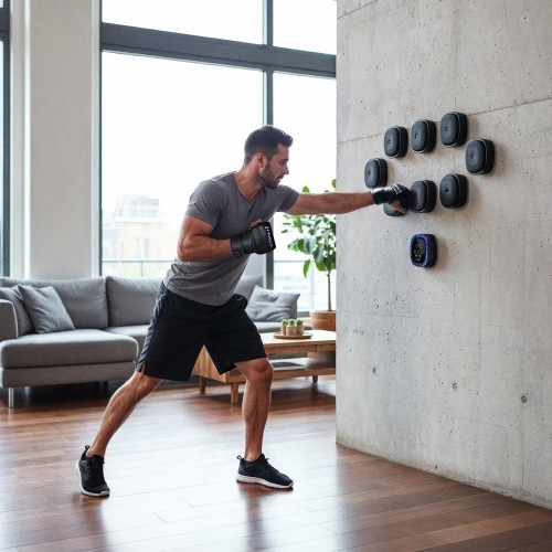 MODULAR MUSIC BOXING MACHINE BLUETOOTH WITH GLOVES TB05 HMS
