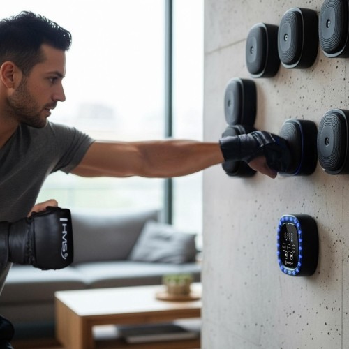 MODULAR MUSIC BOXING MACHINE BLUETOOTH WITH GLOVES TB05 HMS