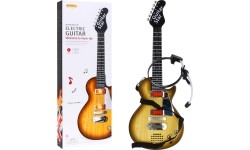 Gitara elektryczna Rockowa, stylizacja drewna