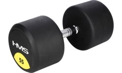 Hantla gumowana HG PRO HMS - 55 kg
