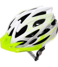 Kask rowerowy Gruver - Zielono-biały