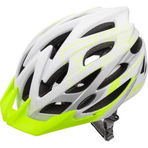 Kask rowerowy Gruver - Zielono-biały