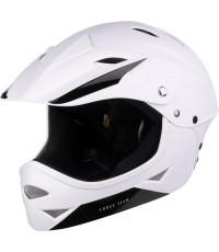 Kask dziecięcy FORCE DOWNHILL Junior, rozmiar S-M (54-58 cm), biały