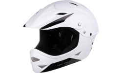 Kask dziecięcy FORCE DOWNHILL Junior, rozmiar S-M (54-58 cm), biały