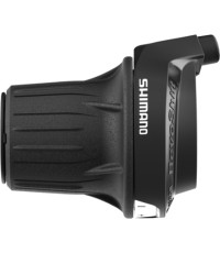 Rankenėlė (kairė) Shimano SL-RV200-L // 3-speed, REVOSHIFT, 1800mm trosas, Optical Gear Display