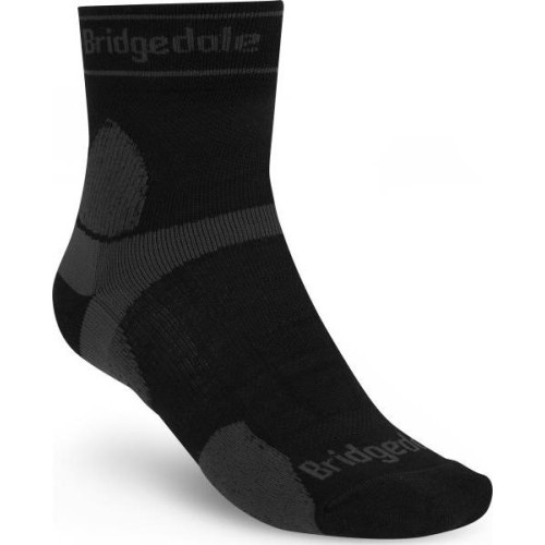 UL TrailRun Merino Sport 3/4 Crew Black/Grey S - 816