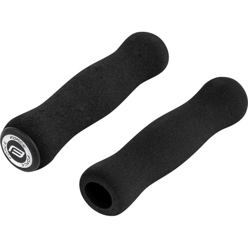Chwyty kierownicy FORCE Fomi // 130 mm (czarne)