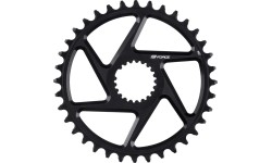 Zębatka do przedniego mechanizmu korbowego NW 36T DM SH, czarna