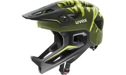 Šalmas Uvex react jr fullface dark olive matt
