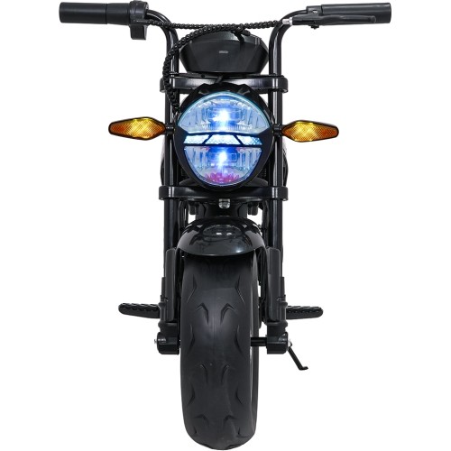 Motocykl elektryczny Supermoto, czarny