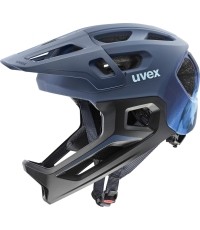 Šalmas Uvex react jr fullface dusk blue matt