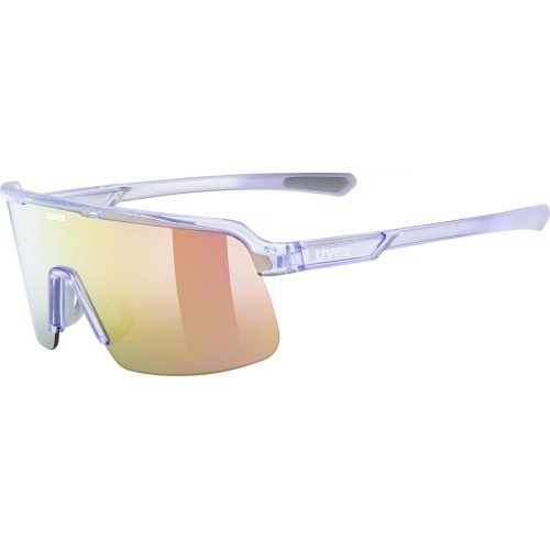 Okulary Uvex Dyrt clear purple / mirror red