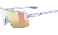 Okulary Uvex Dyrt clear purple / mirror red