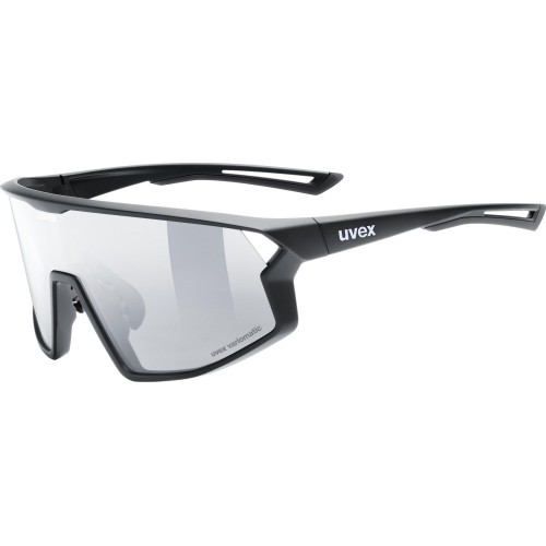 Okulary Uvex Sportstyle V, black matt / litemirror silver