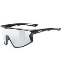 Akiniai Uvex skyryse black matt / mirror silver