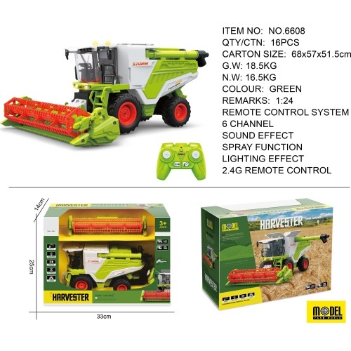 Harvester R/C 1:24 Green