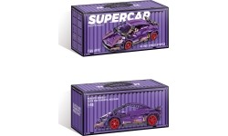 Sports Car Brick Set Purple 470pcs.
