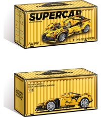 Sports Car Brick Set Yellow 422 pcs.