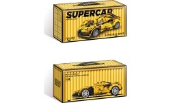 Sports Car Brick Set Yellow 422 pcs.
