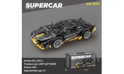 Sports Car Brick Set Black 589pcs.