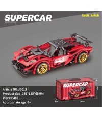 Sports Car Red Brick Set 482 pcs.