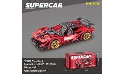 Sports Car Red Brick Set 482 pcs.
