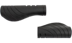 Chwyty kierownicy rowerowej ERGO VELO VLG-1605 132/92 mm, czarne