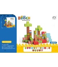 Set of Magnetic Cubes, Blocks, 102 pcs.