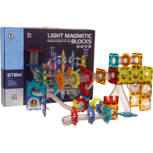 Magnetic Building Blocks Luminous Ball Set 228 pcs.