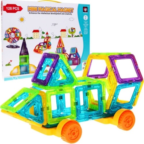 Huge set of magnetic bricks 128 PCs