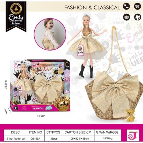 Doll + Bag for Child
