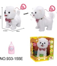 Interactive White Dog