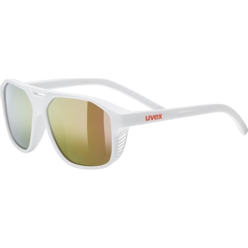 Okulary Uvex cosmic white matt / mirror red