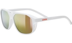 Okulary Uvex cosmic white matt / mirror red