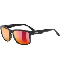 Akiniai Uvex poise black matt / mirror red