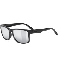 Akiniai Uvex poise black matt / mirror silver