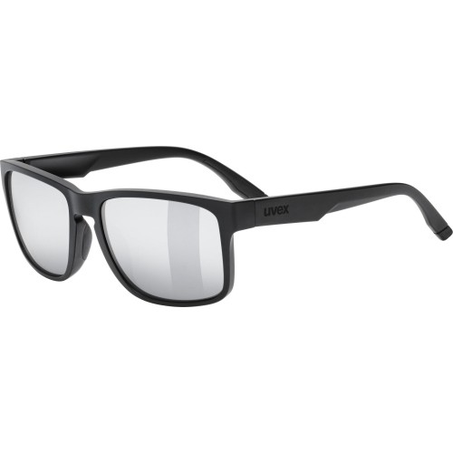 Okulary Uvex Poise black matt / mirror silver