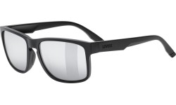 Okulary Uvex Poise black matt / mirror silver