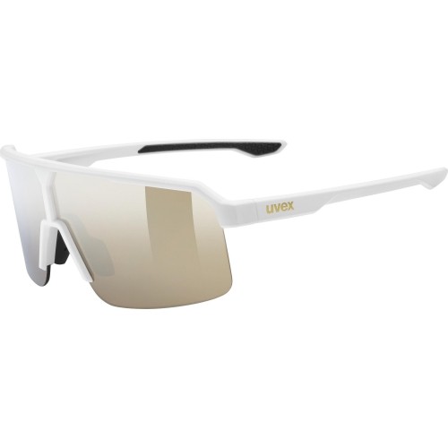 Okulary Uvex Ramp white matt / mirror gold