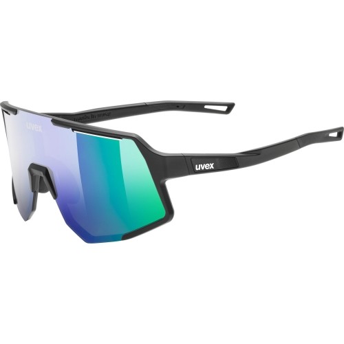 Okulary Uvex sequenze black matt / mirror green