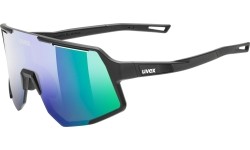 Okulary Uvex sequenze black matt / mirror green