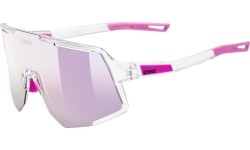 Okulary Uvex Sequenze, clear / mirror pink