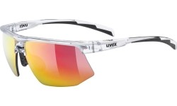 Okulary Uvex aerios clear / mirror red