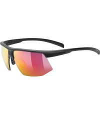 Akiniai Uvex aerios black matt / mirror red